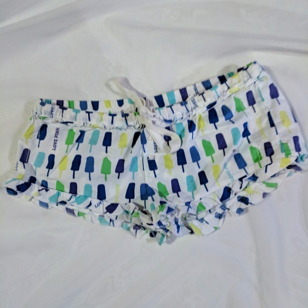 PINK Victoria's Secret Pajama Shorts Popsicles